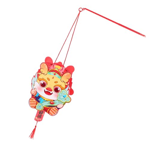 minkissy DIY Drachenlaterne mit Leuchtenden Materialien Chinesische Neujahrsdekoration Traditionelles Handlaternen Bastelset für Erwachsene Sicher und Kreativ für Festlichkeiten von minkissy