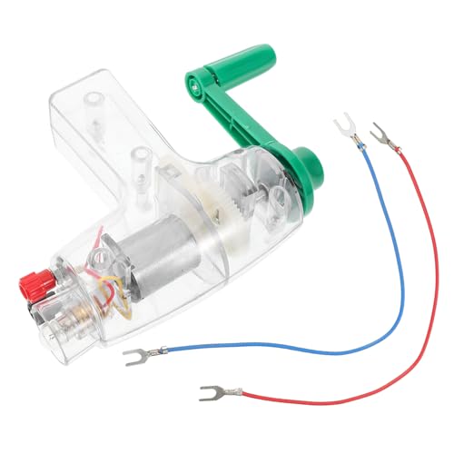 minkissy DIY Handgenerator Modell Bausatz für Physik Experimente Pädagogisches für Technik Ingenieurwesen und Problemlösungsfähigkeiten von minkissy