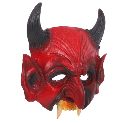 minkissy Dämonenmaske Cosplay Leichte Halloween Maske für Karnevalsrequisit mit Kreativer Gestaltung für Fasching und Kostümpartys Gruselige Dekoration für Halloween und Aufführungen minkissy Dämonenmaske Cosplay Leichte Halloween Maske für Karnevalsrequisit mit Kreativer Gestaltung für Fasching und Kostümpartys Gruselige Dekoration für Halloween und Aufführungen von minkissy