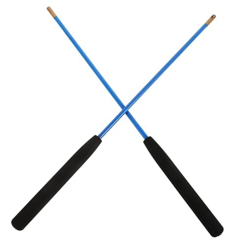 minkissy Diabolo Sticks mit Rutschfestem Griff Lange Robuste Solide Glasfaserstäbe mit Sicherem Fadenloch Langlebig und Leicht für Fitness Jonglieren und Traditionelles Chinesisches von minkissy