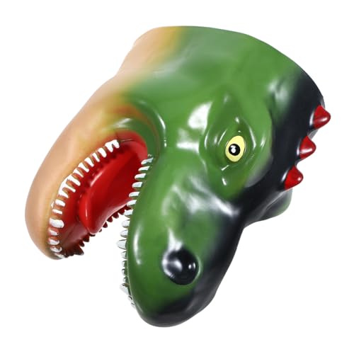 minkissy Dinosaurier Handpuppe Realistische Kieferbewegung Interaktives Rollenspiel Puppets für Ab Jahren von minkissy
