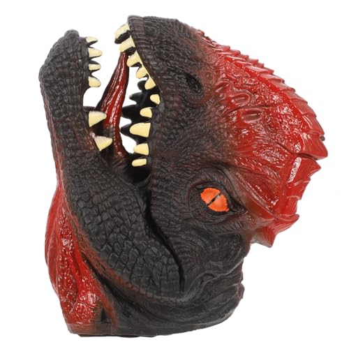 minkissy Dinosaurier Handpuppe aus Flexiblem Kunststoff Interaktives für Erwachsene Realistische Storytelling Handpuppe Kreativität und Feinmotorik von minkissy