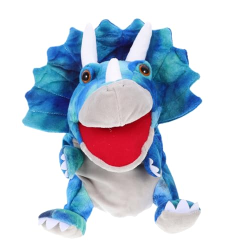 minkissy Dinosaurier Handpuppe aus Plüsch Interaktive Kinderpuppe für Kreatives Rollenspiel Sicher und Leicht für Geschichten und Gemeinsamen Spaß Geeignet von minkissy