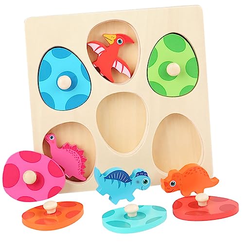 minkissy Dinosaurier Puzzle für Holzpuzzle Mehrschichtiges Kreativität und Kognitiven Fähigkeiten für Jungen und Mädchen Ab Jahren von minkissy