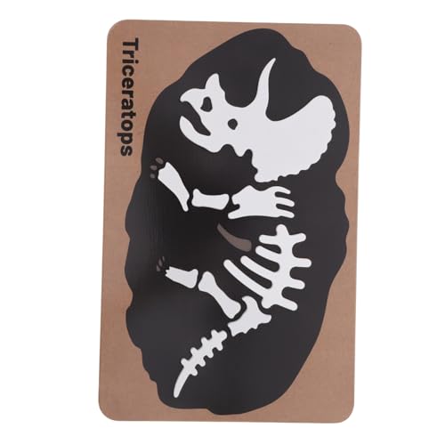 minkissy Dinosaurier Skelett Puzzle für Holzspielzeug für Jahre Lernspielzeug mit Triasaurus Fossil Interaktives Kognitives für Jungen und Mädchen Fördert Soziale Interaktion und von minkissy