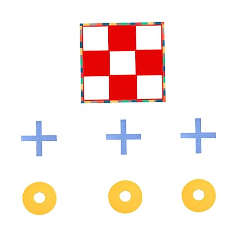 minkissy Dreierreihe Spielset Tragbar Robust Geeignet für Indoor und Outdoor Familienspiele kein Aufbau Erforderlich für Garten Strand Camping und Parkspaß von minkissy