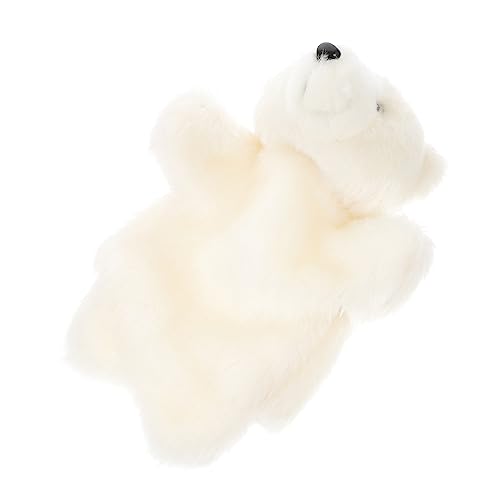 minkissy Eisbär Handpuppe aus Plüsch Süßes Tierfüllte für Rollenspiele und Geschichtenerzählen für Puppentheater und Fantasieaktivitäten minkissy Eisbär Handpuppe aus Plüsch Süßes Tierfüllte für Rollenspiele und Geschichtenerzählen für Puppentheater und Fantasieaktivitäten von minkissy