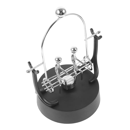 minkissy Eisernes Desktop Dekorationspendel Kleines Langlebiges Perpetual Motion Stilvolles Tischornament für Romantische Wohnraumgestaltung Langlebiges von minkissy