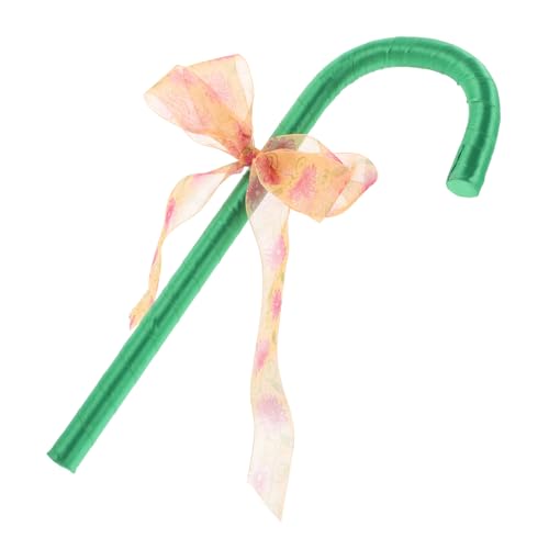 minkissy Eleganter Weihnachtsdekorations Stock mit Schleifen Design Festlicher Party Cosplay Zubehör für Karneval Ball Valentinstag und Weihnachtskostüme Teiliges Dress Up Cane Prop minkissy Eleganter Weihnachtsdekorations Stock mit Schleifen Design Festlicher Party Cosplay Zubehör für Karneval Ball Valentinstag und Weihnachtskostüme Teiliges Dress Up Cane Prop von minkissy