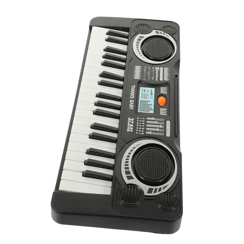 minkissy Elektronisches Kinderklavier Tasten Multifunktional Musikspielzeug Lernpiano Hand Auge Koordination Fördernd Tragbar Schwarz für Jungen Mädchen Zufällige Farbe Zufällige Farbe von minkissy