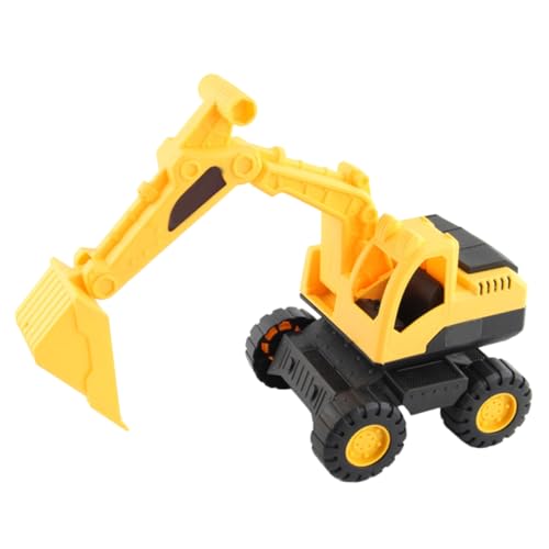 minkissy Engineering Fahrzeug Modell Simuliertes Bagger Modell für Leicht Fördert die Hand Augen Koordination für Jungen und Mädchen von minkissy