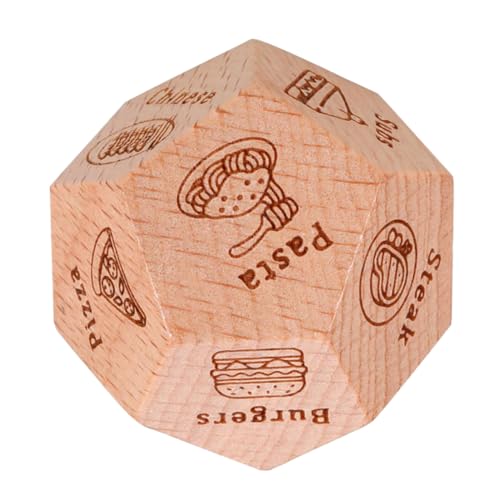 minkissy Entscheidungswürfel für Essen Food Decision Dice als Kreatives Dinner-Gadget für Gesellige Runden und Stressfreie Essenswahl minkissy Entscheidungswürfel für Essen Food Decision Dice als Kreatives Dinner-Gadget für Gesellige Runden und Stressfreie Essenswahl von minkissy