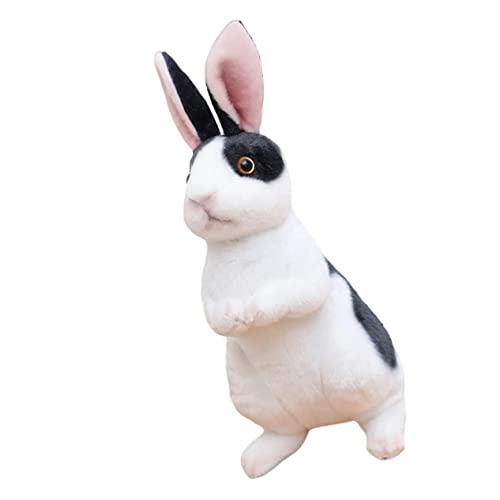 minkissy Entzückendes Stofftier Kaninchen Großes Plüschspielzeug aus Weichem Material für Erwachsene Waschbar Kreatives Design für Zuhause von minkissy