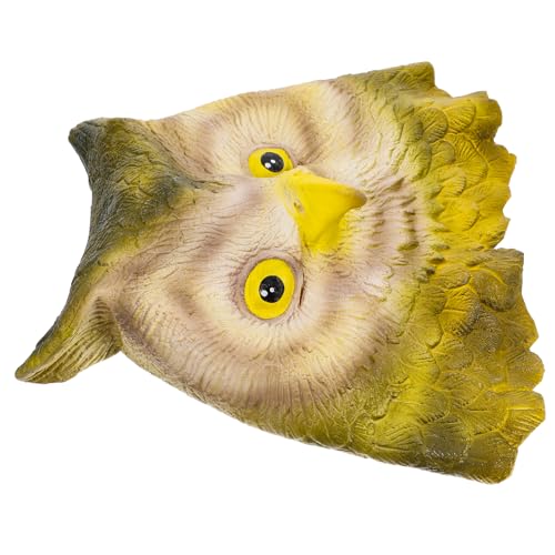 minkissy Eule Masken für Halloween Kostüme Leichte Tierkopfmaske für Maskeraden für Partys und Festliche Anlässe Einfach zu Tragen mit Animalischem Design Unvergessliches Kostümzubehör von minkissy