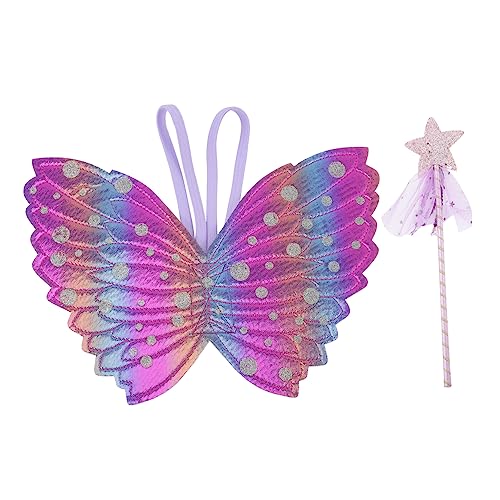 minkissy Fairy Wand mit Engelsflügeln für Mädchen Feenstab Partyzubehör Kinderfreundlich Sicher und Komfortabel für Kindergeburtstag und Festdekoration minkissy Fairy Wand mit Engelsflügeln für Mädchen Feenstab Partyzubehör Kinderfreundlich Sicher und Komfortabel für Kindergeburtstag und Festdekoration von minkissy