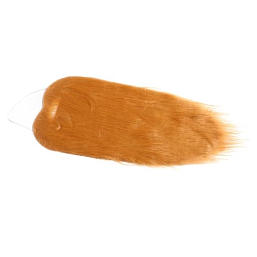 minkissy Falsche Schnurrbärte Falscher Schnurrbart Für Männer Lustig Bart Gefälscht Langer Bart Schnurrbart-kostüm Kostüm Gesichtsbehaarung Bart- Und Schnurrbartkostüm Brown Plüschstoffe von minkissy