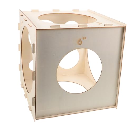 minkissy Faltbare Holz Ballonmessbox mit Löchern Messwerkzeug für Ballon Dekorationen Ballon Säulen Einfach zu Bedienen und Tragbar minkissy Faltbare Holz Ballonmessbox mit Löchern Messwerkzeug für Ballon Dekorationen Ballon Säulen Einfach zu Bedienen und Tragbar von minkissy