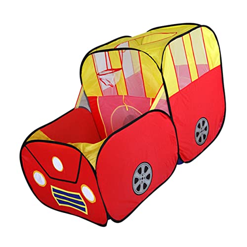 minkissy Faltbares Spielzelt Buntes Auto Zelt für Drinnen und Draußen Fördert Kreativität und Fantasie Wasserabweisend für Kindergeburtstage und Spielvergnügen von minkissy