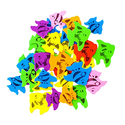 minkissy Farbige Fischform Aufkleber Selbstklebende Eva Sticker für DIY Projekte Basteln der Schule und Kreative Gestaltungen Pack minkissy Farbige Fischform Aufkleber Selbstklebende Eva Sticker für DIY Projekte Basteln der Schule und Kreative Gestaltungen Pack von minkissy