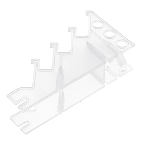 minkissy Finger Skateboard Aufbewahrungsregal Transparente Lagerung für Finger Skateboards Platzsparendes Design Einfache Montage Robustes Material für Zuhause und Zubehör von minkissy