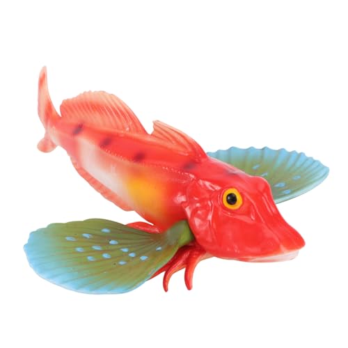 minkissy Fischfigur Spielzeug für Kinder Realistisches Modell für Aquarium Dekoration und Bildungszwecke von minkissy