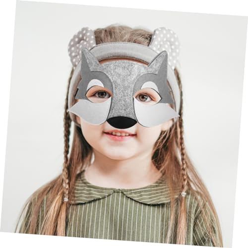 minkissy Flauschige Filz Wolfsmasken Cosplay Masquerade Maske für Halloween Karneval Fasching Kinderparty Kostüm Tierkopf Verkleidung minkissy Flauschige Filz Wolfsmasken Cosplay Masquerade Maske für Halloween Karneval Fasching Kinderparty Kostüm Tierkopf Verkleidung von minkissy