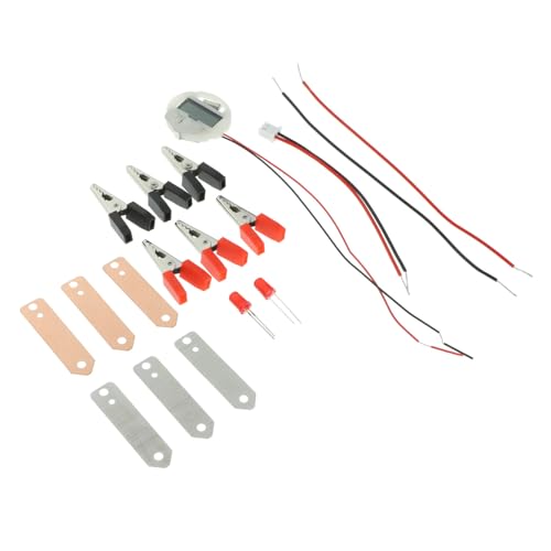 minkissy Fruchtbatterie Experimentierkasten DIY Kartoffeluhr für Schüler Lehrreiches Wissenschaftsprojekt Kreative Elektronik Experimente Fördert und Lerninteresse von minkissy