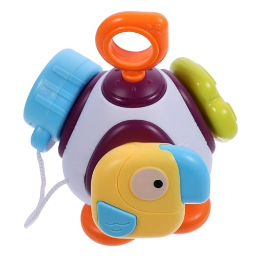 minkissy Frühpädagogisches Busy Board mit Cartoon Vogelform Motorikförderndes Lernspielzeug für Kleinkinder Sicherer Greifball aus Schadstofffreiem Material für Vorschulspiel und Eltern von minkissy