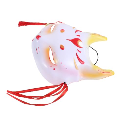 minkissy Fuchs-Katzenmaske Stütze Fälschung Hälfte Cosplay Halloween Halbmasken-Maskerade Maskerade-Maske für Frauen Kostümmasken dekorative Masken Maske Maskerade Plastik von minkissy