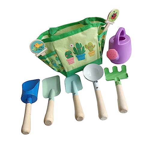 minkissy Gartenwerkzeug Set Teiliges Set für Mädchen mit Praktischem Handgriff Leicht und Robust für Blumen und Gemüseanbau im Freien für Gartenarbeit und Kreative Spiele von minkissy