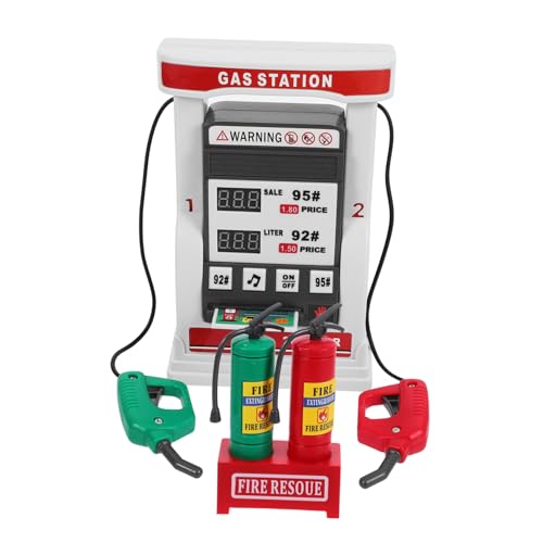 minkissy Gasstation mit Sprachfunktion Multifunktionalem Kartenwischen und Zählfunktion für Kreative Sandkasten Spiele und Lernaktivitäten von minkissy