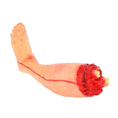 minkissy Gebrochene Fuß -Requisiten abgetrennt Körper Finger blutig trennen Halloween-Party- gruselige Halloween-Dekorationen Halloween- Halloween -Requisite Vinyl von minkissy