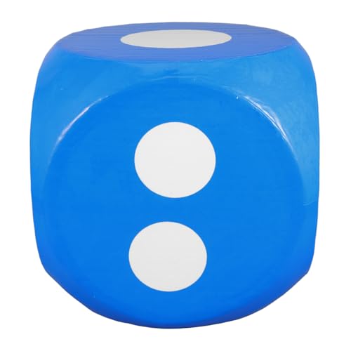 minkissy Giant Foam Dice für Weiche Schaumstoffwürfel für Spiele und Partys für Unterricht Sichere und Wiederverwendbare Würfel mit Abgerundeten Ecken Blau von minkissy