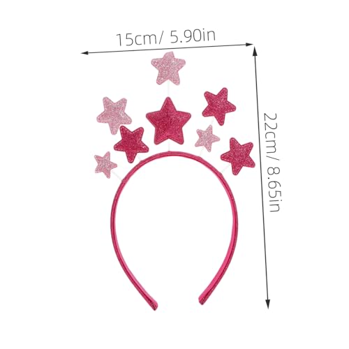 minkissy Glitzernder Haarreif mit Fünfzackigem Stern Kunststoff Haarband für Mädchen und Frauen Festlicher Kopfschmuck für Geburtstagsfeiern Karneval Cosplay und Bühnenauftritte minkissy Glitzernder Haarreif mit Fünfzackigem Stern Kunststoff Haarband für Mädchen und Frauen Festlicher Kopfschmuck für Geburtstagsfeiern Karneval Cosplay und Bühnenauftritte von minkissy