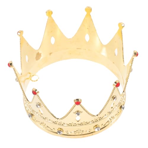 minkissy Goldene Geburtstagskrone für Mädchen Modisches Leichtes Party Accessoire mit Hochwertigem Langlebigem Design und Fotorequisite für Besondere Anlässe von minkissy