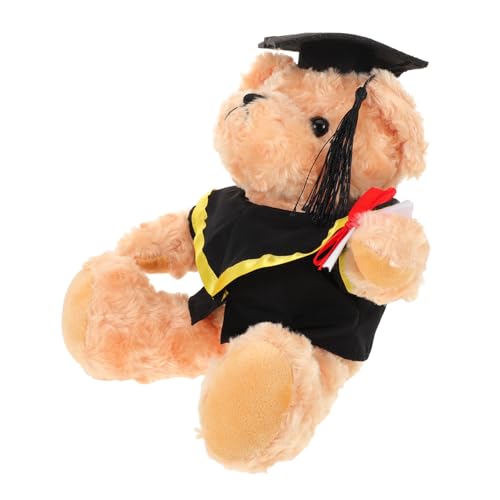 minkissy Graduation Bär Plüschstofftier mit Doktorhut Kleiner Abschlussbär für Kindergarten Schule College Abschluss Erinnerung an Akademischen Erfolg minkissy Graduation Bär Plüschstofftier mit Doktorhut Kleiner Abschlussbär für Kindergarten Schule College Abschluss Erinnerung an Akademischen Erfolg von minkissy