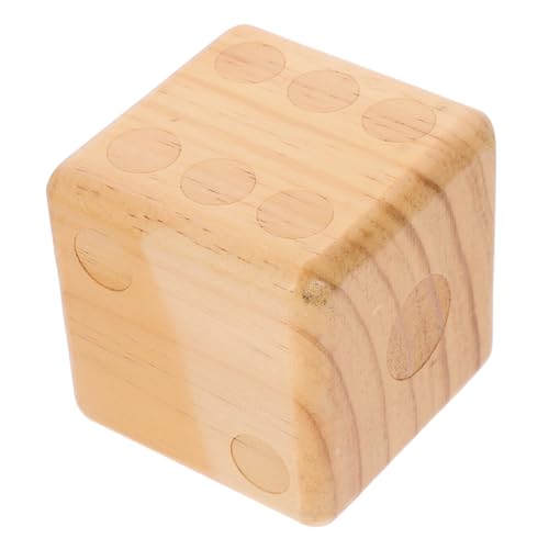minkissy Großer Holzwürfel für Outdoor Spiele mit Glatter Oberfläche Robustem Holz und Abgerundeten Kanten für Party Familienfeiern Camping und Gartenaktivitäten von minkissy