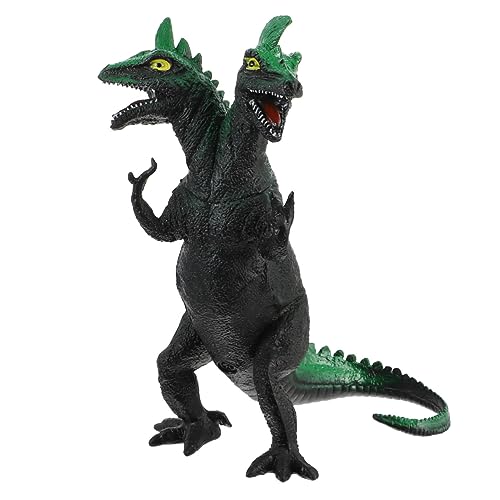 minkissy Großes Dinosaurier mit Realistischem Sound Doppelköpfiges Modell für Pädagogisches Tiermodell für Dinosaurierfans und Kreative Spielstunden von minkissy