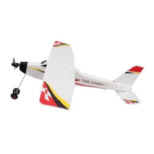minkissy Gummibandbetriebenes Segelflugzeug aus Leichtem Schaumstoff DIY Lernmodell für Outdoor Spiele und Eltern Junge Mädchen Aktivitäten Kompakt und Tragbar Rot von minkissy