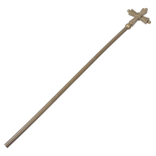 minkissy Halloween Cosplay Cane Prop Langer Kreuz Zauberstab Antik Bronze Einzigartiges Design für Halloween Kostüm Festliche Dekoration und Bühnenauftritte minkissy Halloween Cosplay Cane Prop Langer Kreuz Zauberstab Antik Bronze Einzigartiges Design für Halloween Kostüm Festliche Dekoration und Bühnenauftritte von minkissy