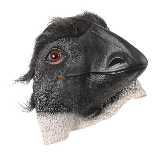minkissy Halloween Cosplay Lustige Strauß Leicht und Tragbar Gruselige Tiermaske für Erwachsene Party Kostüm Zubehör von minkissy