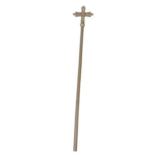 minkissy Halloween Cosplay Spazierstock Kreuz Stab Prop Leichtes Requisit für Party Kostüm Zubehör Festliche Halloween Deko minkissy Halloween Cosplay Spazierstock Kreuz Stab Prop Leichtes Requisit für Party Kostüm Zubehör Festliche Halloween Deko von minkissy