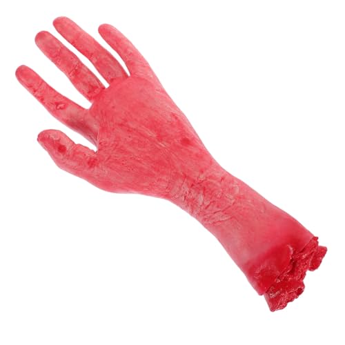minkissy Halloween Deko Abgetrennte Linkshand Mittelgroß Realistische Gruselige Party Requisite Leichtes Material Für Spukhaus Halloween Supply Fake Hands von minkissy