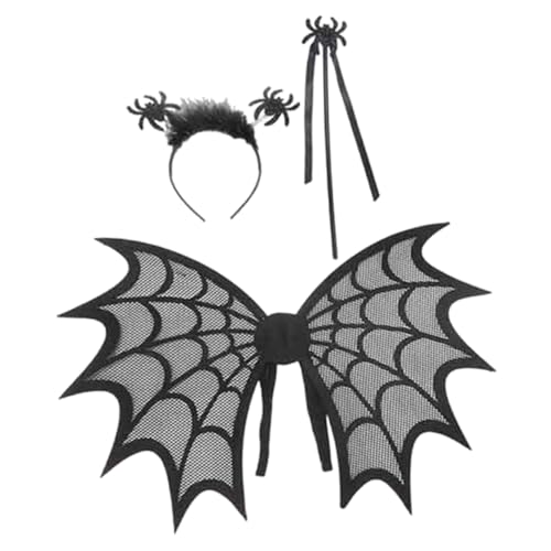 minkissy Halloween Flügel Kostümset für Haarreif Leichtes und Langlebiges Zubehör für Kostümparty und Rollenspiel für Halloween Dekoration und Kreative Verkleidungen minkissy Halloween Flügel Kostümset für Haarreif Leichtes und Langlebiges Zubehör für Kostümparty und Rollenspiel für Halloween Dekoration und Kreative Verkleidungen von minkissy