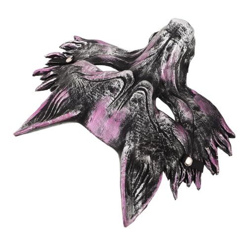 minkissy Halloween Fuchsgesichtsmaske PU Schaum Wiederverwendbar Realistisch Tiermotiv Für Damen Herren Karneval Maskerade Party Cosplay Zubehör von minkissy