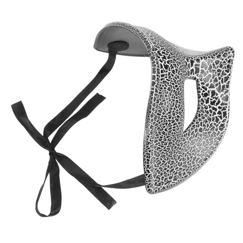 minkissy Halloween Halbgesichtsmaske mit Rissdesign Gruselige Maske für Erwachsene Komfortabel Offene Sicht Langlebig für Halloween Karneval Kostüm und Maskenpartys minkissy Halloween Halbgesichtsmaske mit Rissdesign Gruselige Maske für Erwachsene Komfortabel Offene Sicht Langlebig für Halloween Karneval Kostüm und Maskenpartys von minkissy