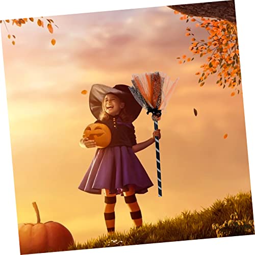 minkissy Halloween Hexenbesen Deko Besen für Halloween Kostüm Sicherer Hexenbesen mit Elementen als Party und Raumdekoration minkissy Halloween Hexenbesen Deko Besen für Halloween Kostüm Sicherer Hexenbesen mit Elementen als Party und Raumdekoration von minkissy
