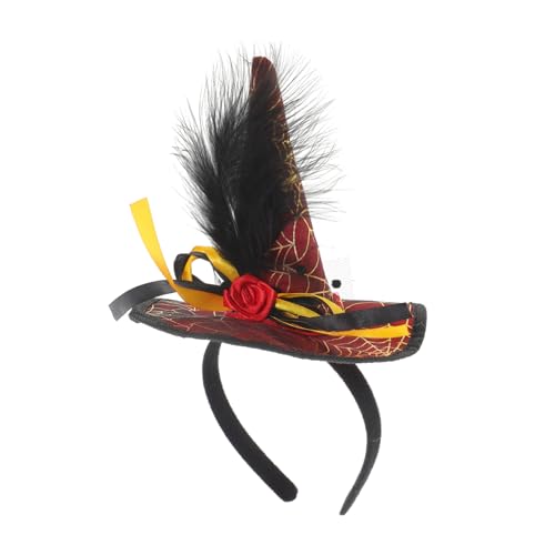 minkissy Halloween Hexenhut Stirnband Roter Hut Kopfschmuck Cosplay Haarschmuck Karneval Damen und Bequemes Rutschfestes Halloween Kostüm Accessoire minkissy Halloween Hexenhut Stirnband Roter Hut Kopfschmuck Cosplay Haarschmuck Karneval Damen und Bequemes Rutschfestes Halloween Kostüm Accessoire von minkissy