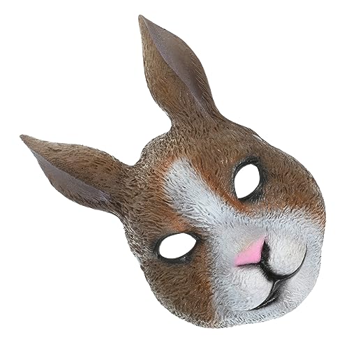 minkissy Halloween Kaninchenmaske Vollgesicht Leichtem PU Atmungsaktiv für Halloween Cosplay Maskerade und Karneval Lustige Partydekoration für Erwachsene und Jugendliche minkissy Halloween Kaninchenmaske Vollgesicht Leichtem PU Atmungsaktiv für Halloween Cosplay Maskerade und Karneval Lustige Partydekoration für Erwachsene und Jugendliche von minkissy