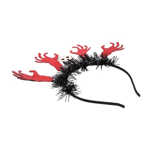 minkissy Halloween Kopfband mit Skelett Hand Design Leichter Komfortabler Kopfschmuck aus Filz und Glitzerstoff Langlebig und Auffällig für Damen Kostüm Party minkissy Halloween Kopfband mit Skelett Hand Design Leichter Komfortabler Kopfschmuck aus Filz und Glitzerstoff Langlebig und Auffällig für Damen Kostüm Party von minkissy
